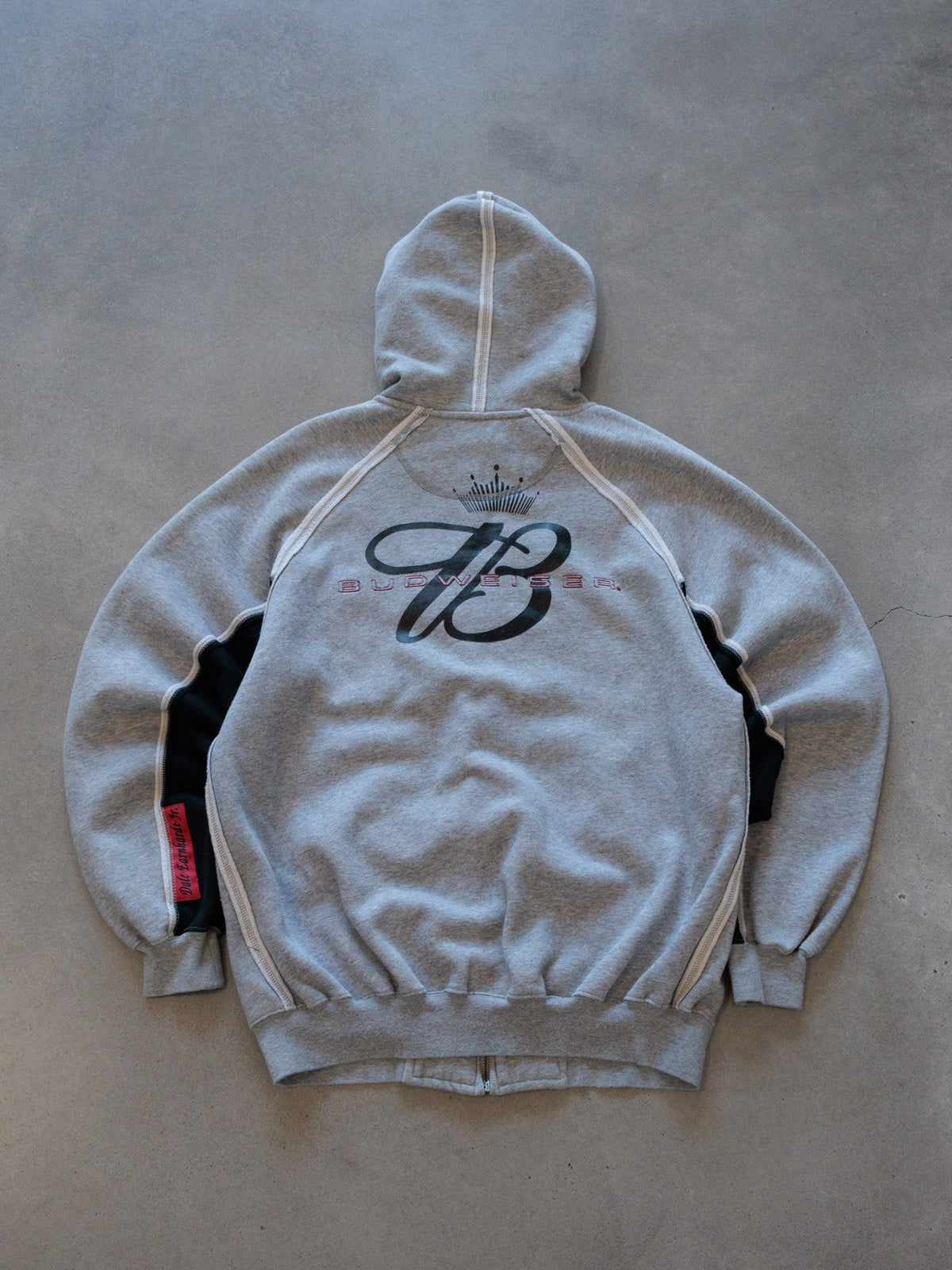 Vintage 00s NASCAR Dale Jr. Budweiser Full Zip Hoodie (M)