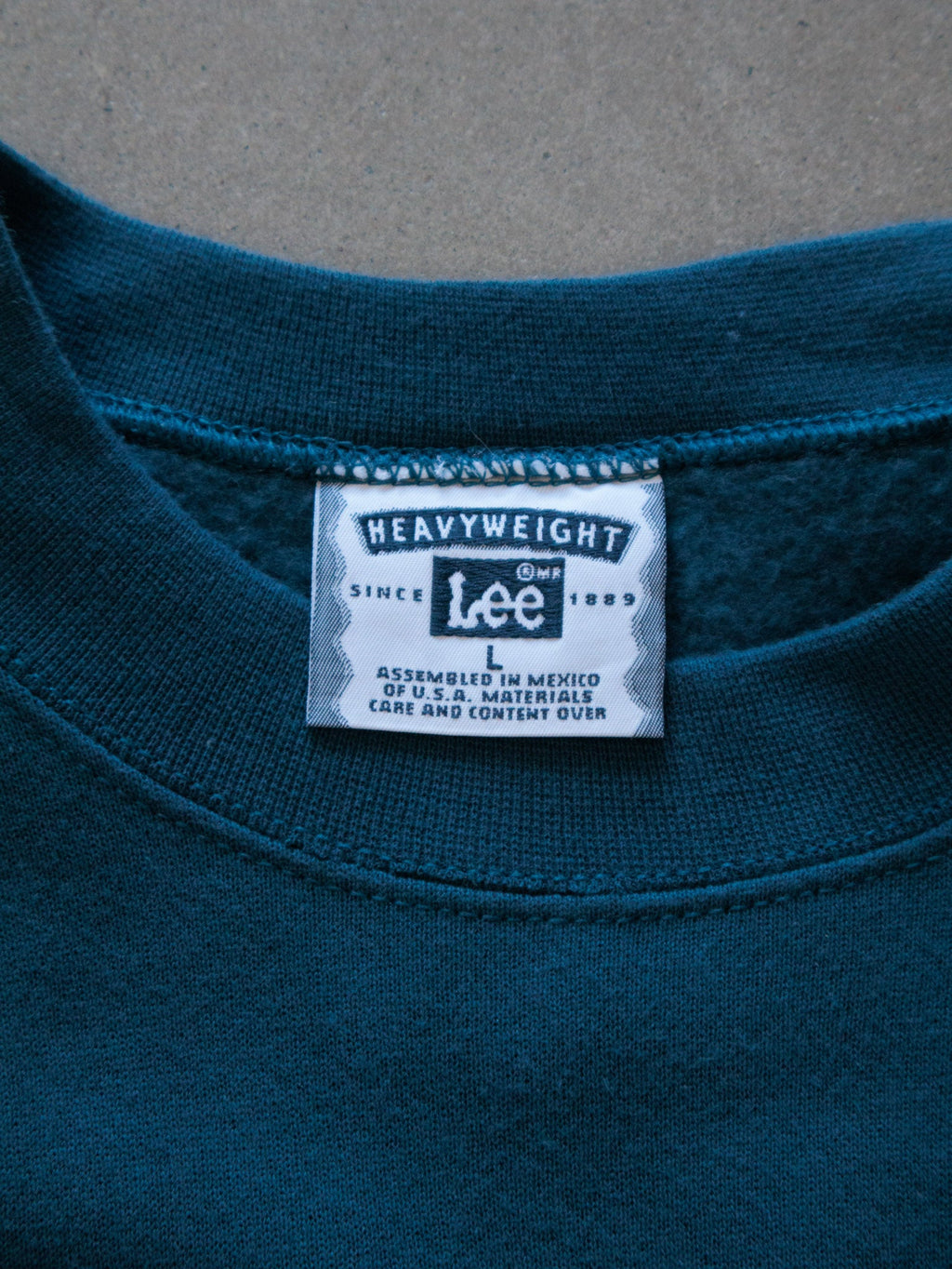 Vintage 90s Teal Lee Golf Slogan Sweatshirt (L)
