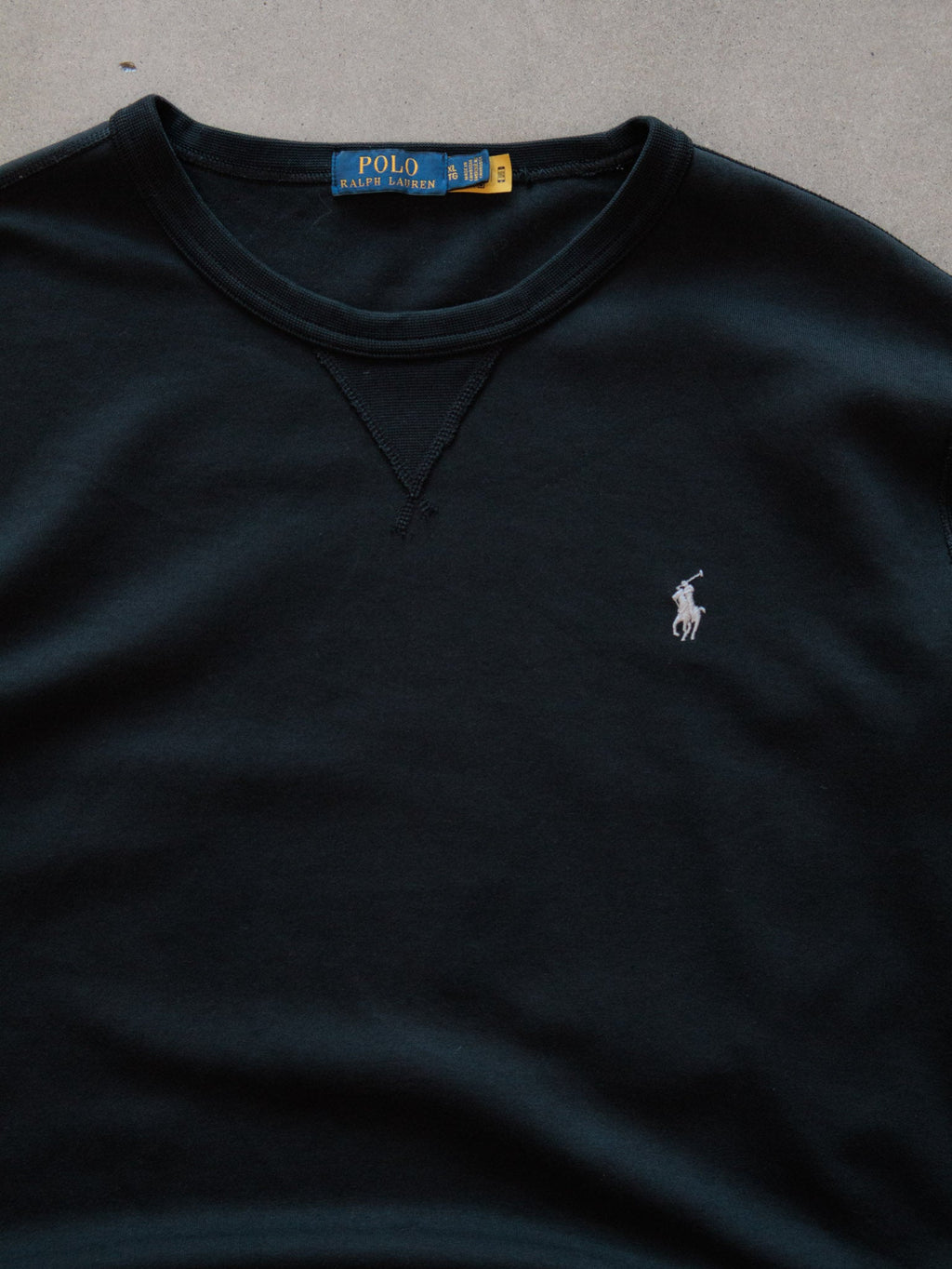 Black Polo Ralph Lauren Sweatshirt (XL)