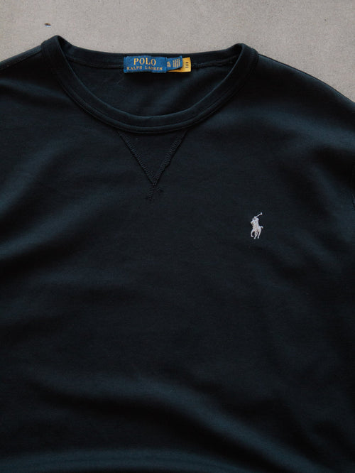 Black Polo Ralph Lauren Sweatshirt (XL)