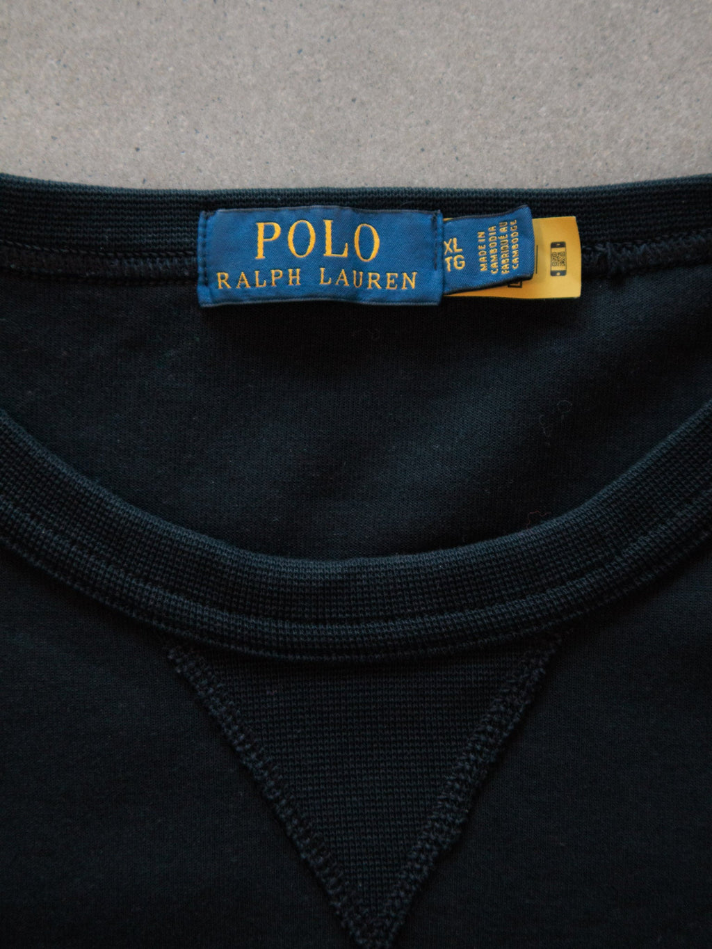 Black Polo Ralph Lauren Sweatshirt (XL)