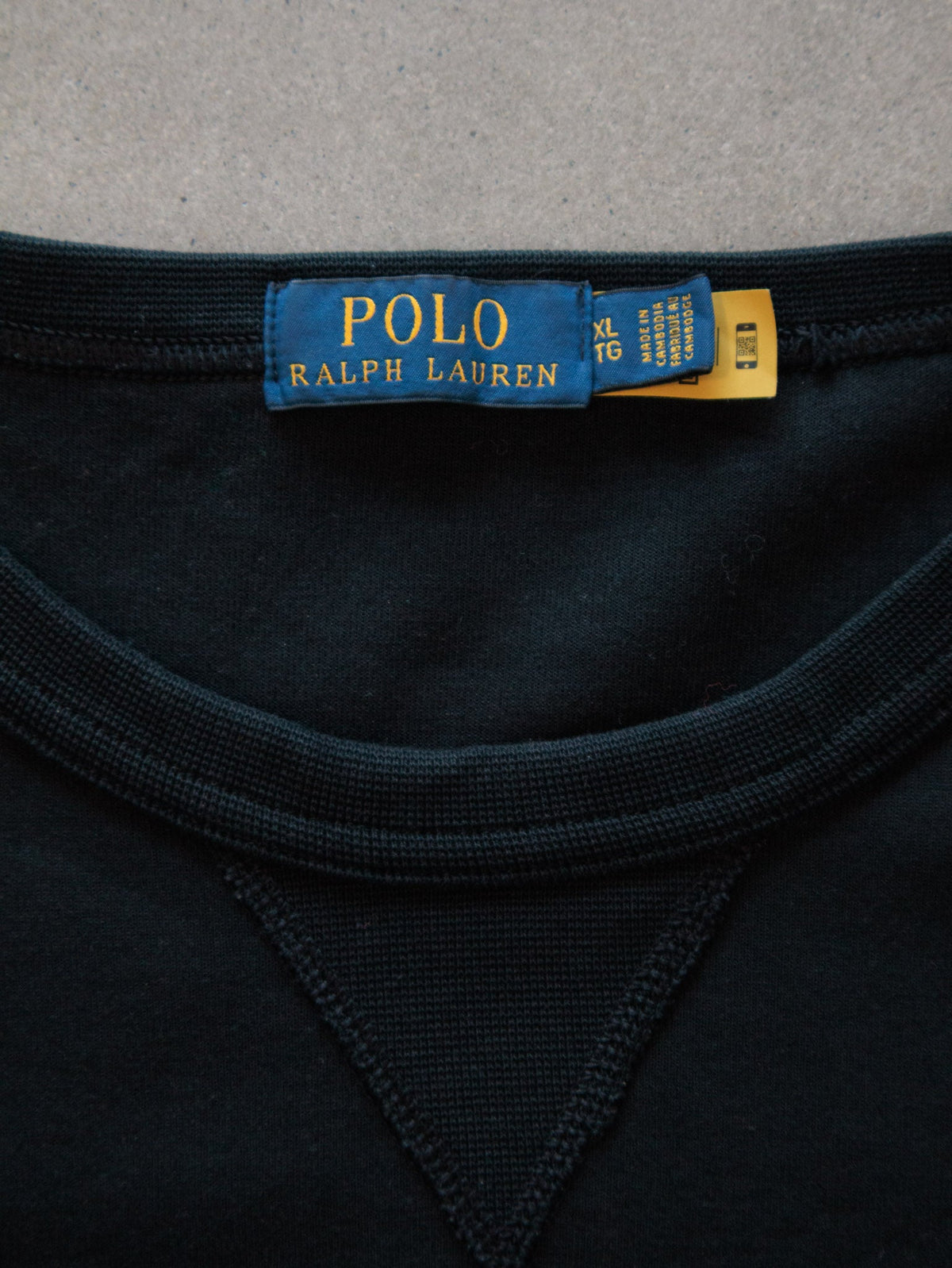 Black Polo Ralph Lauren Sweatshirt (XL)