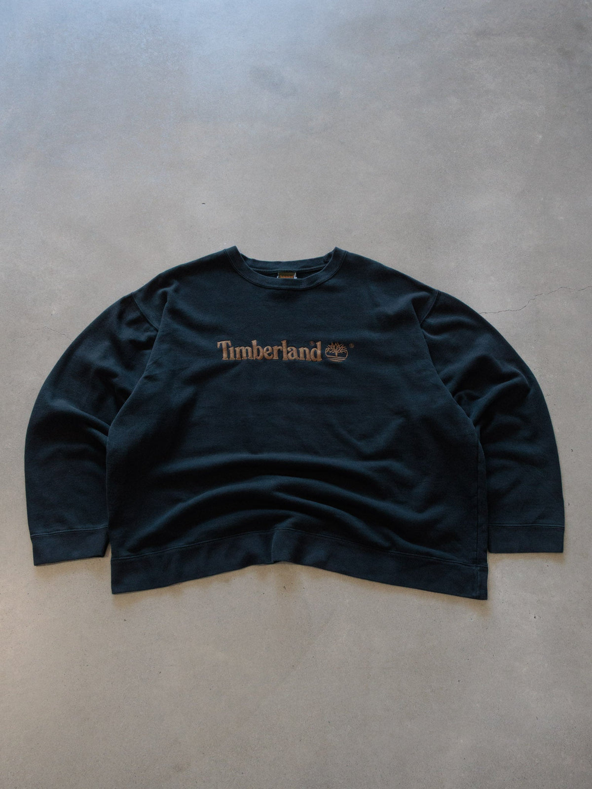 Vintage Black Timberland Sweatshirt (XL)