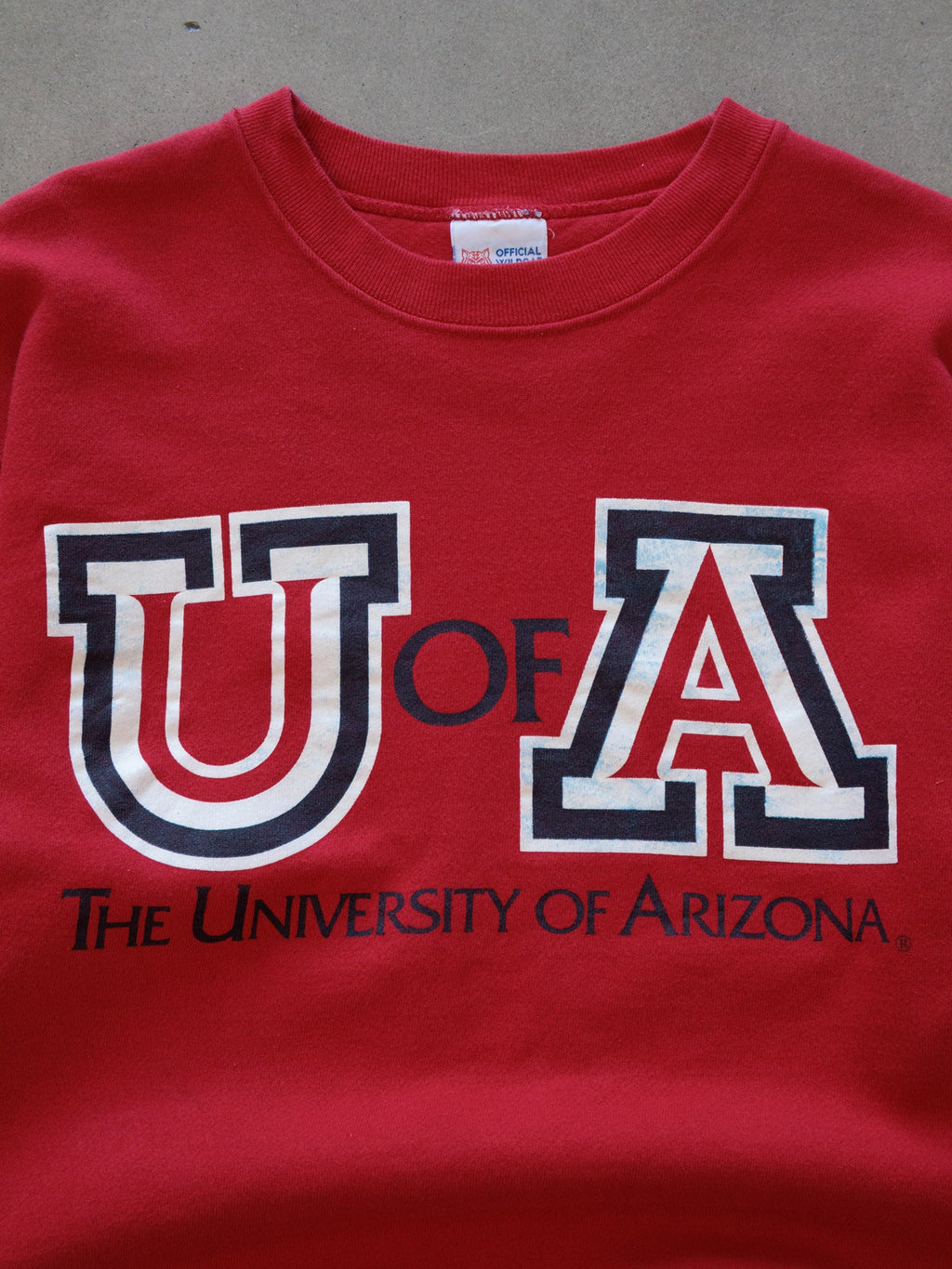 Vintage 90s Red University of Arizona Sweatshirt (L)