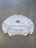 Vintage 00s White Universal Studios Hollywood Sweatshirt (XL)