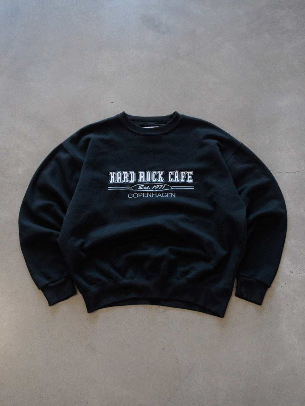 Vintage Black Hard Rock Cafe Copenhagen Sweatshirt (L)