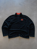 Vintage 00s Black Harley-Davidson Fleece Quarter Zip (L)