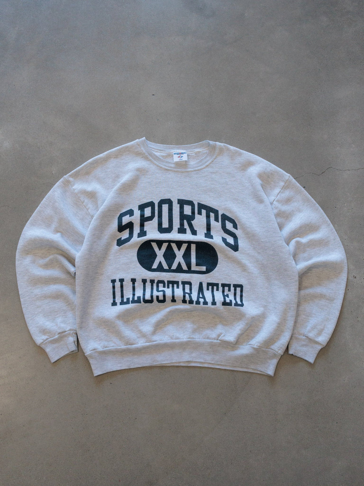 Vintage 90s Grey Sports Illustrated Slogan Sweatshirt (XL)
