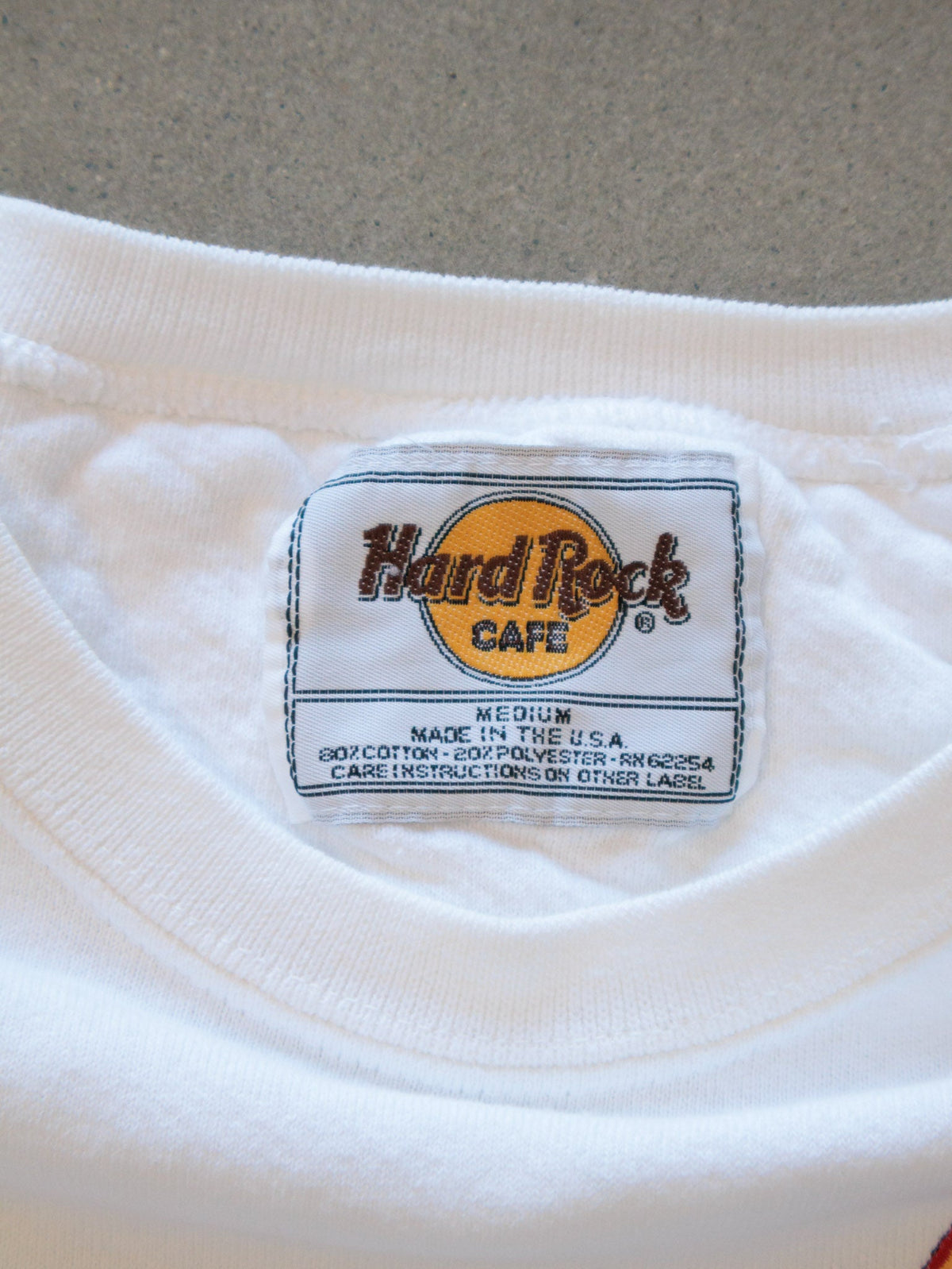 Vintage 90s White Hard Rock Cafe Las Vegas Sweatshirt (M)