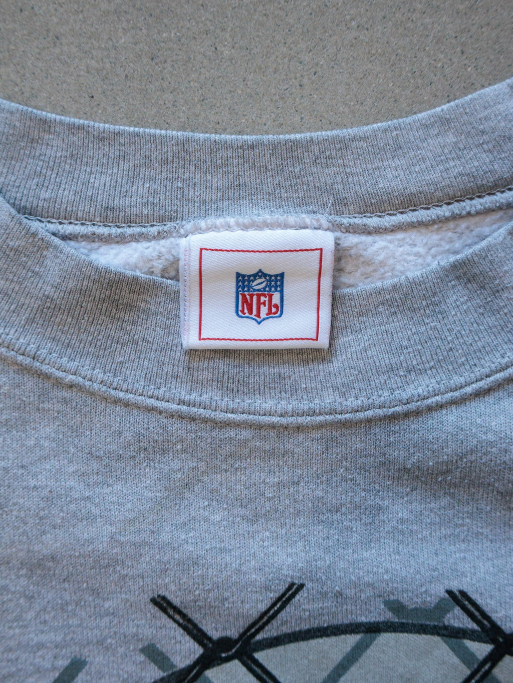 Vintage Grey Steelers D-Fence Sweatshirt (2XL)