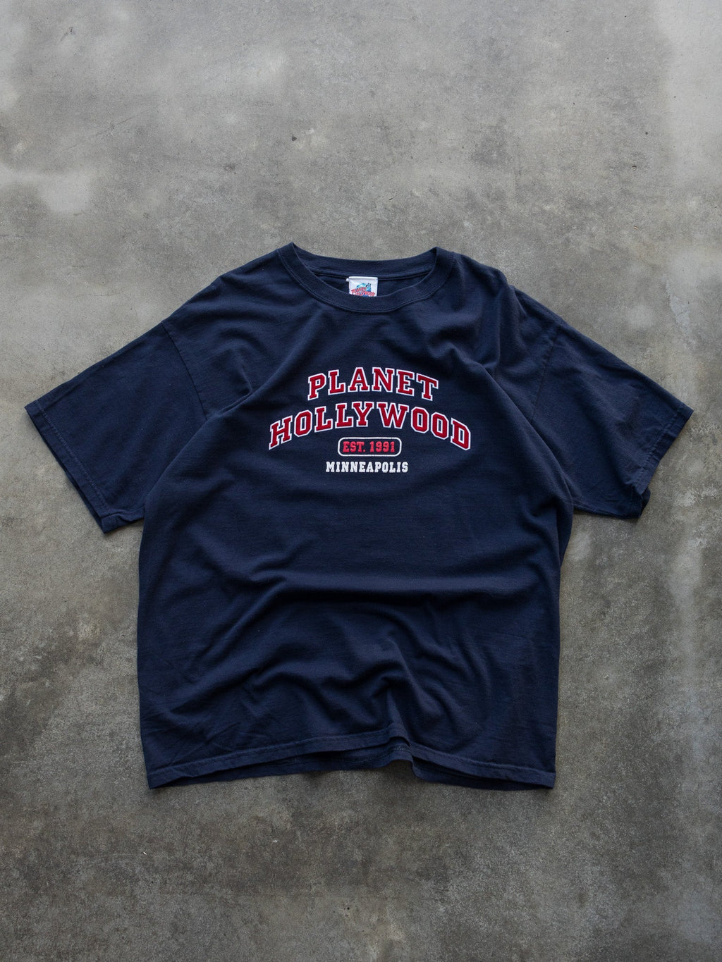Vintage 90s Navy Planet Hollywood Minneapolis Tee (XL)
