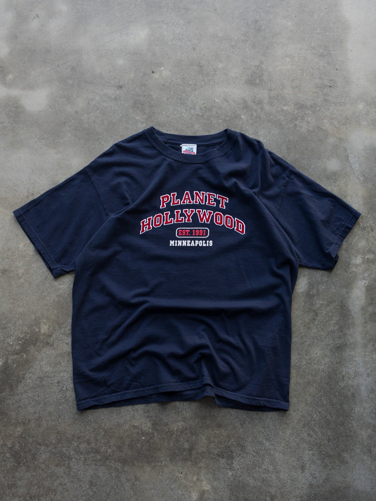 Vintage 90s Navy Planet Hollywood Minneapolis Tee (XL)