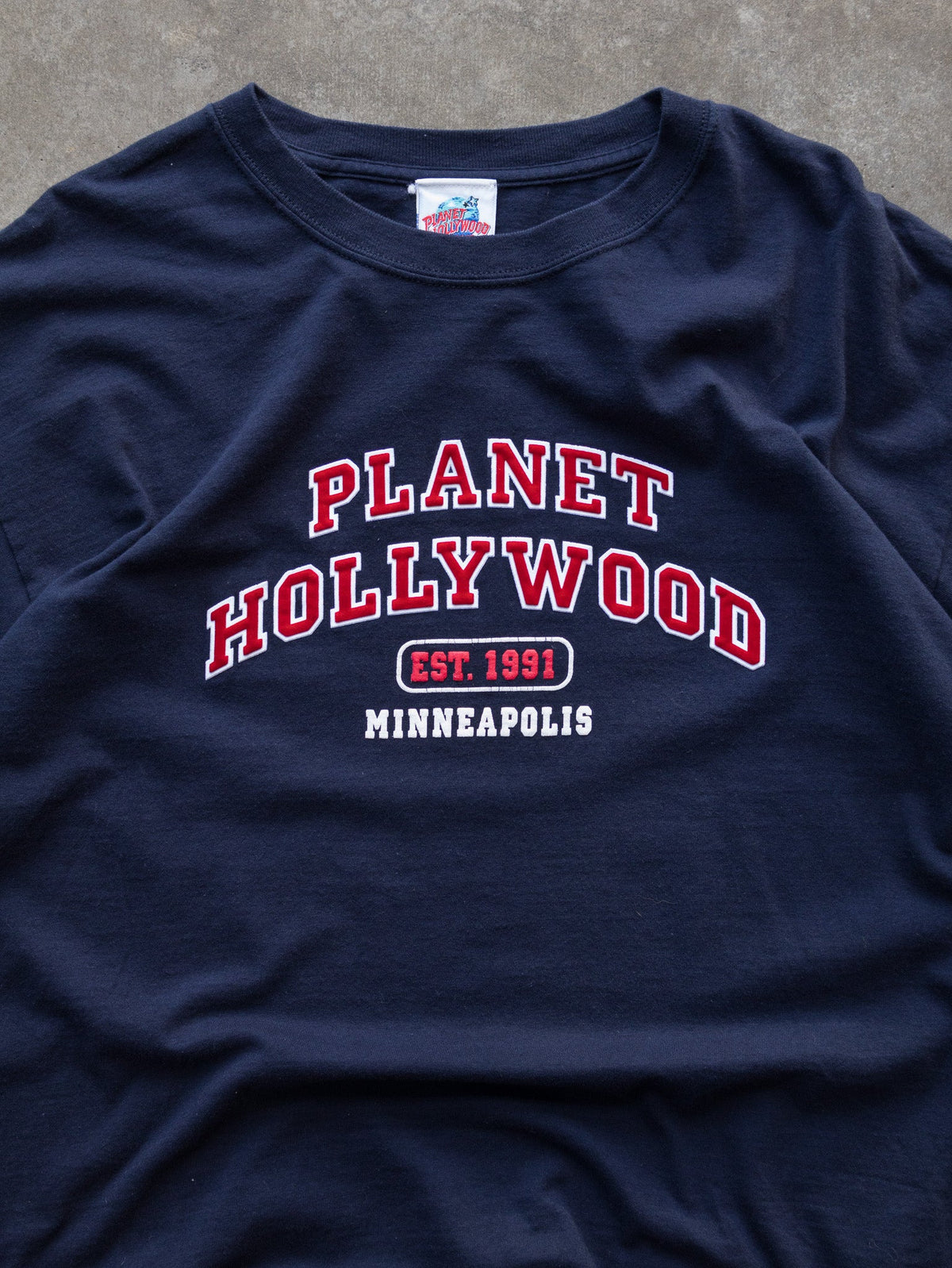 Vintage 90s Navy Planet Hollywood Minneapolis Tee (XL)