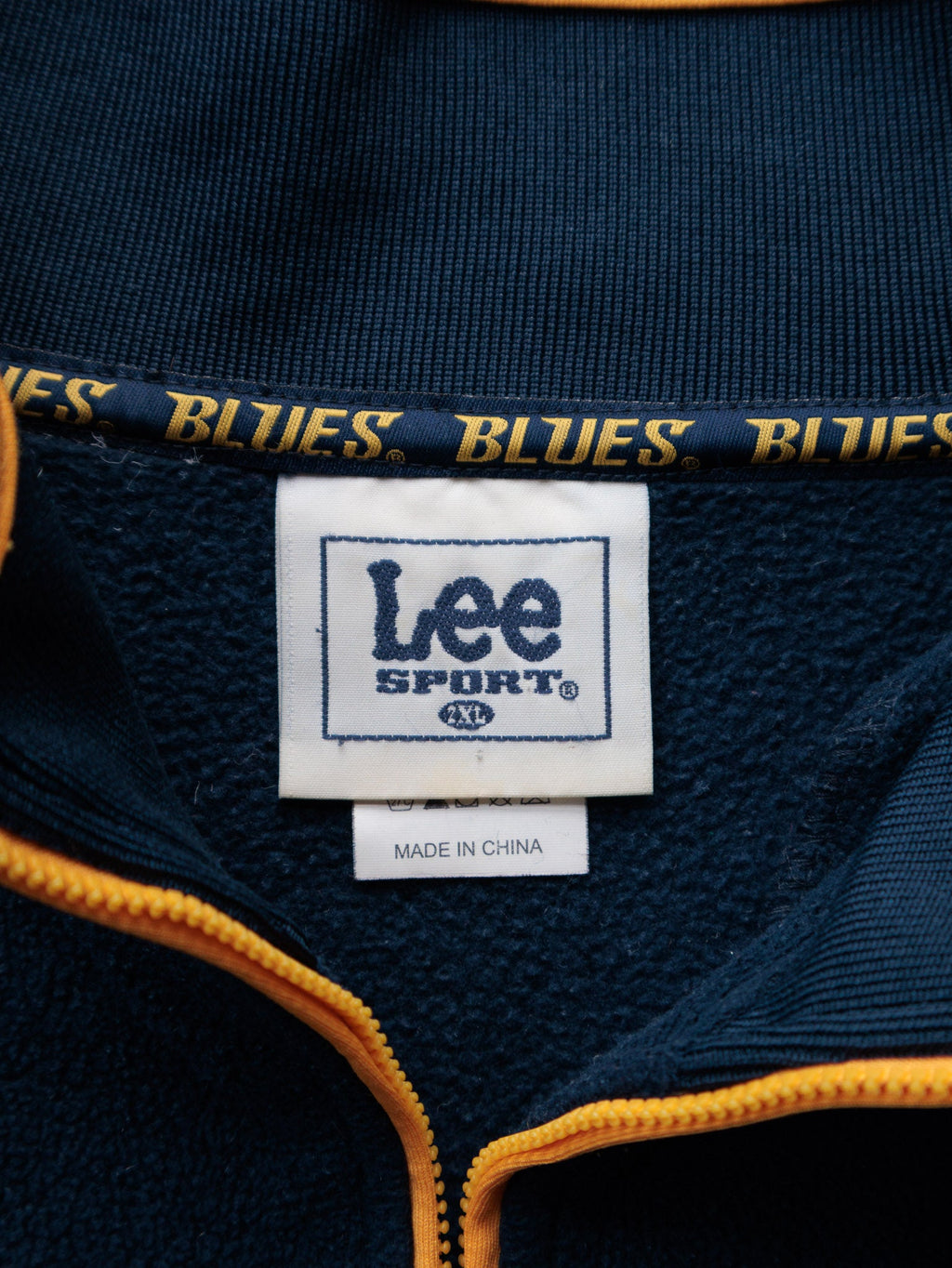 Vintage 00s St. Louis Blues Fleece Quarter Zip (2XL)