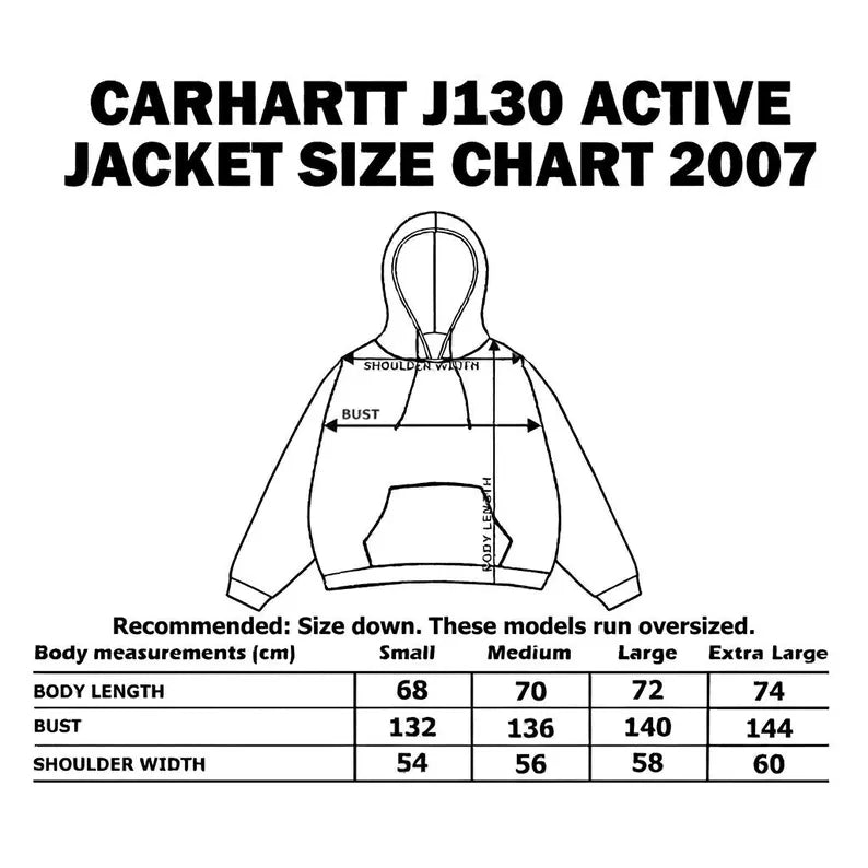 Carhartt J130 Active Jacket DKB