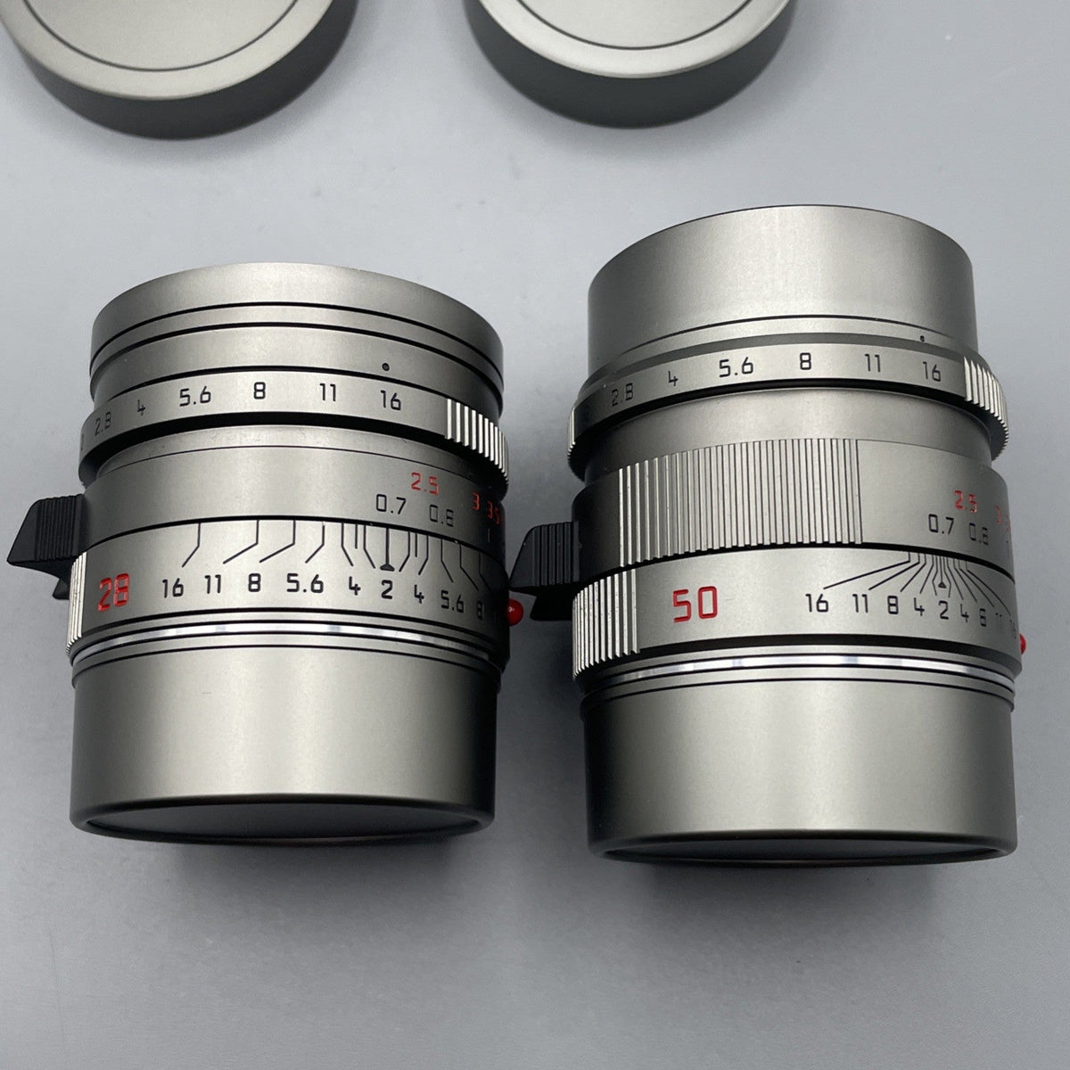 Leica M-P Titanium Set (Typ 240) 28mm F2 ASPH 50mm F2 APO - 10976 Mint Condition - RARE