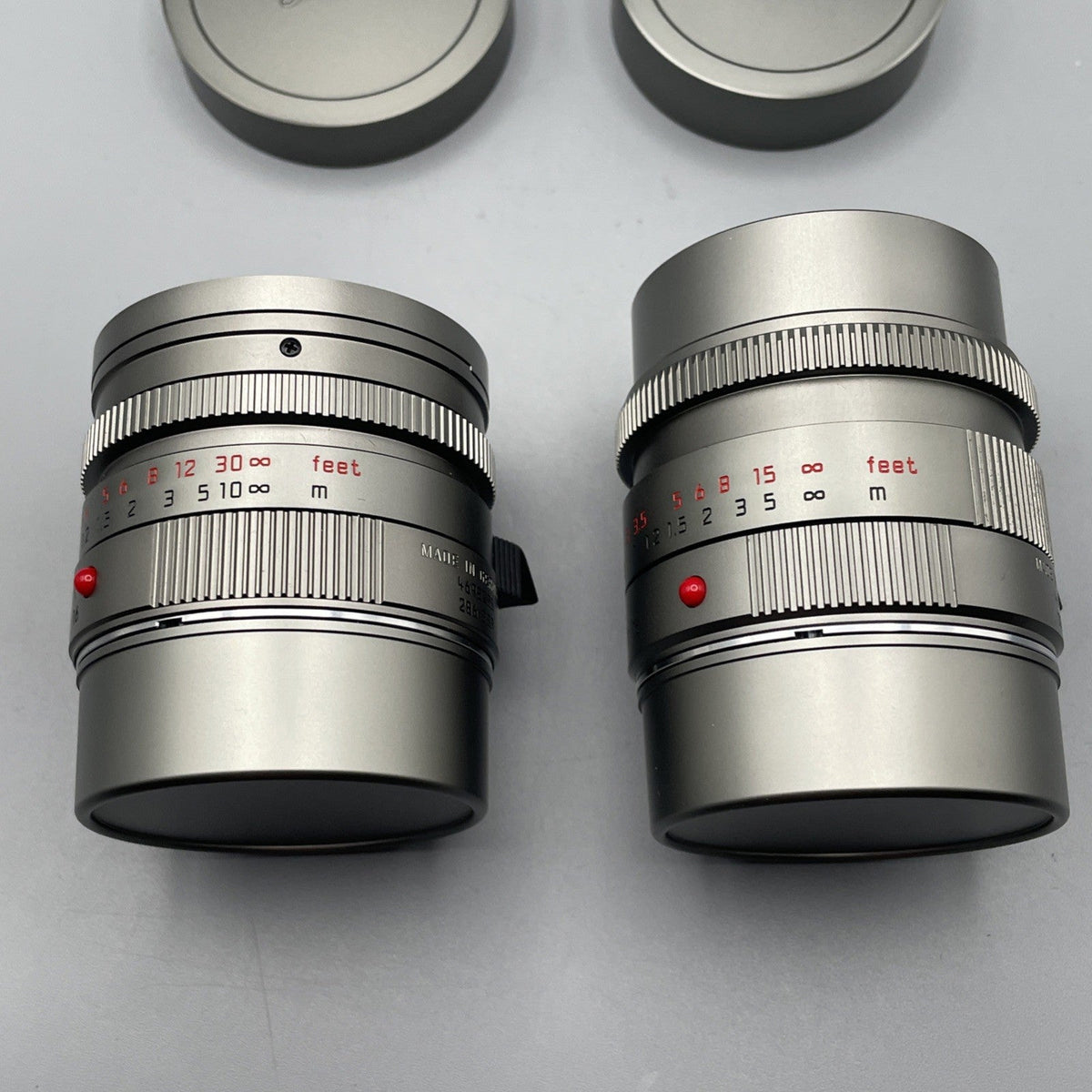Leica M-P Titanium Set (Typ 240) 28mm F2 ASPH 50mm F2 APO - 10976 Mint Condition - RARE