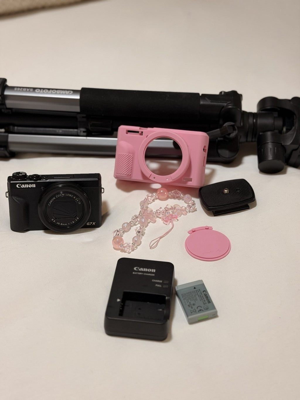Canon PowerShot G7 X Mark III Digital Camera Black Pink 4.2x Zoom Wi-Fi HDMI USB