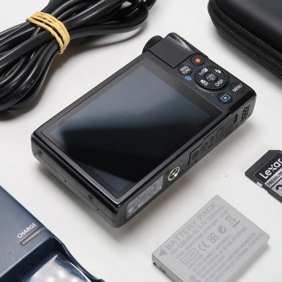 Canon PowerShot S110 12.1 MP Digital Camera Black with Case and SD Card - Excellent Condition