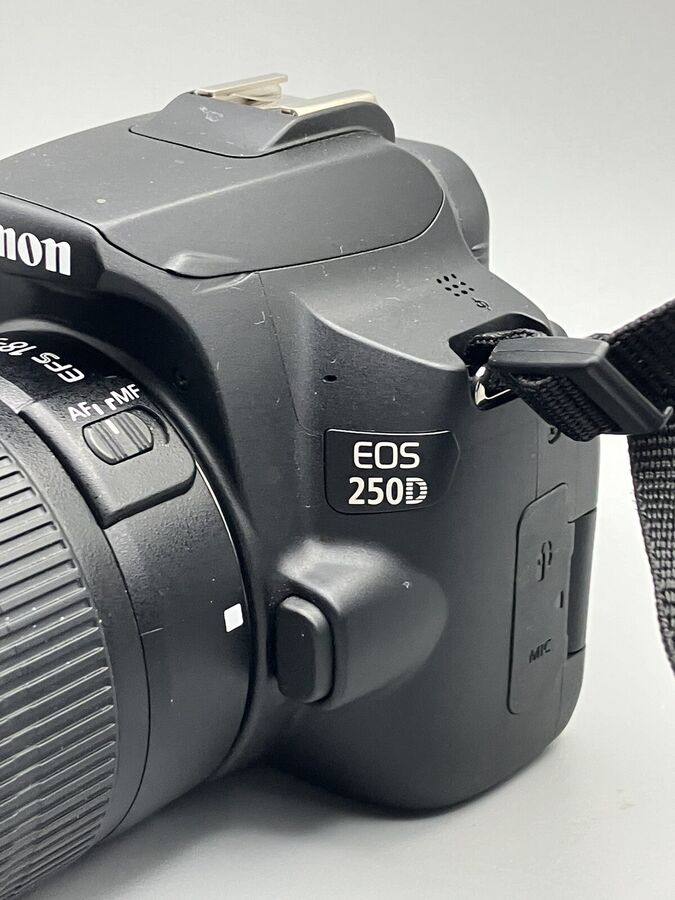 Canon EOS 250D/ Rebel SL3 24.1MP Digital SLR Camera with 18-55mm f/4-5.6 IS STM Lens
