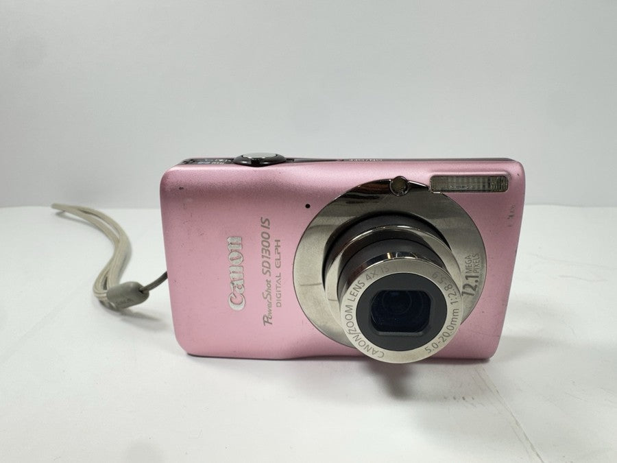 Canon PowerShot SD1300 IS Digital ELPH 12.1MP 4x Wide Zoom Camera W/ SD -TESTED