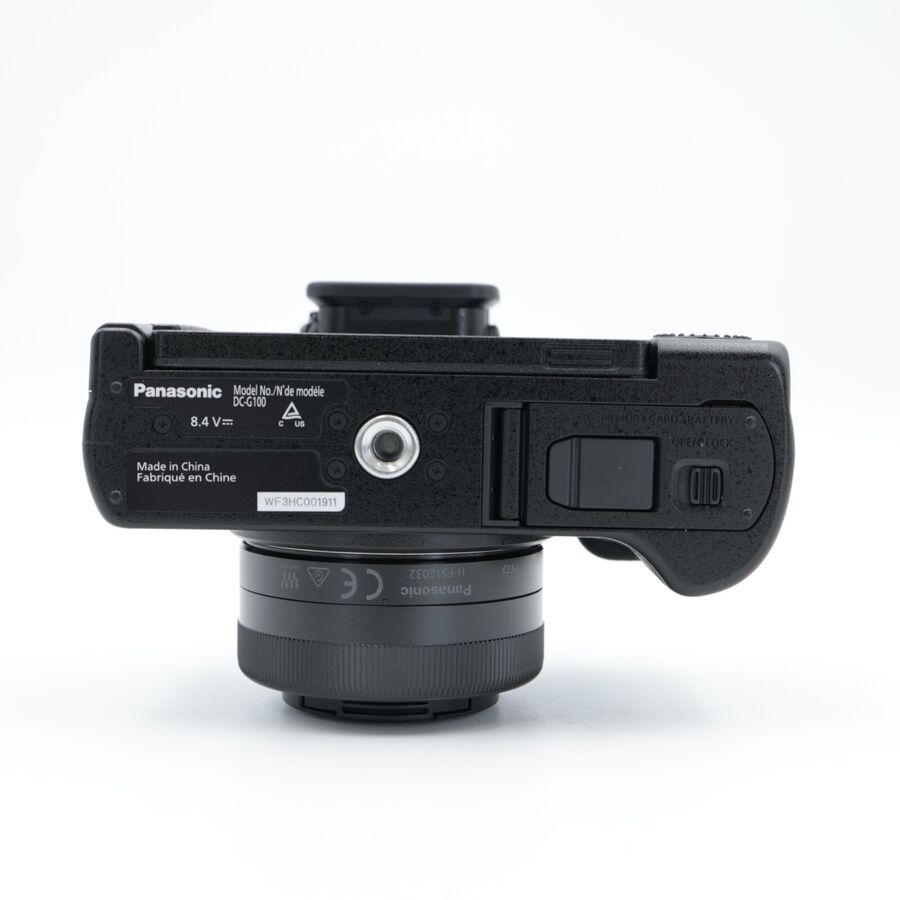Panasonic Lumix G100 Camera with 12-32mm F3.5-5.6 Lens - Open Box, New Condition