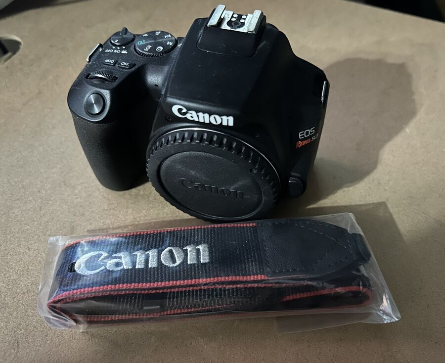 Canon EOS Rebel SL3 24.1MP Digital Camera Black w/ 18-55mm Lens Low Shutter