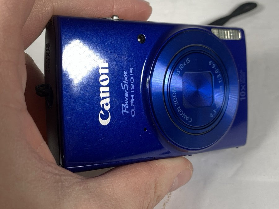 Canon PowerShot ELPH 190 IS 20.0 MP Digital Camera - Blue